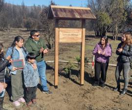 CIEFAP participó de la restauración y homenaje en la Reserva Forestal El Guadal